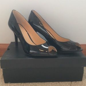 Black Patent Pumps WORN ONCE